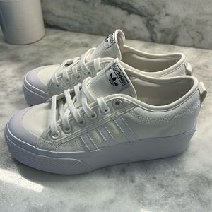 Brand New Never Worn Adidas Nizza Platform
